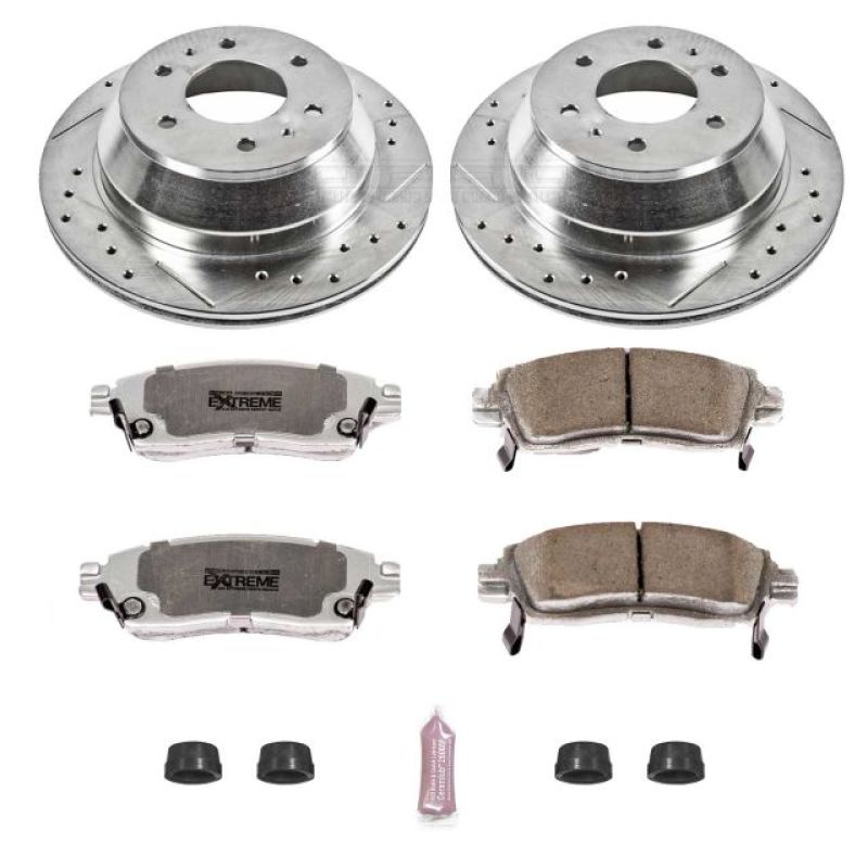 Power Stop 04-07 Buick Rainier Rear Z26 Street Warrior Brake Kit - K2050-26