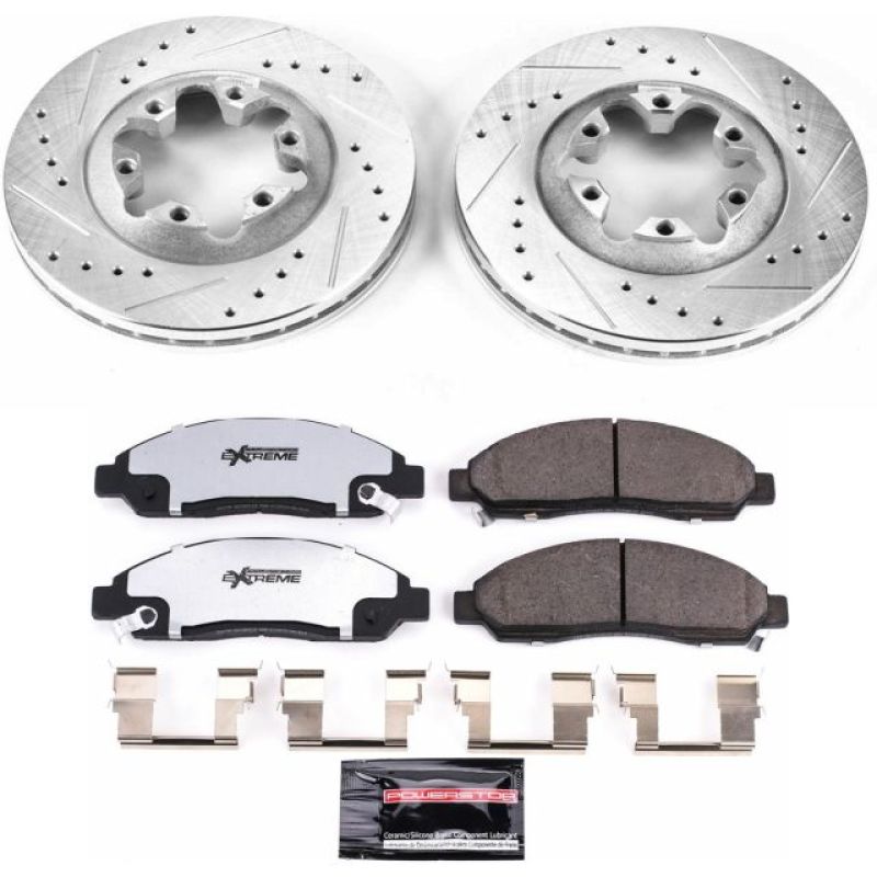 Power Stop 04-08 Chevrolet Colorado Front Z36 Truck & Tow Brake Kit - K2066-36