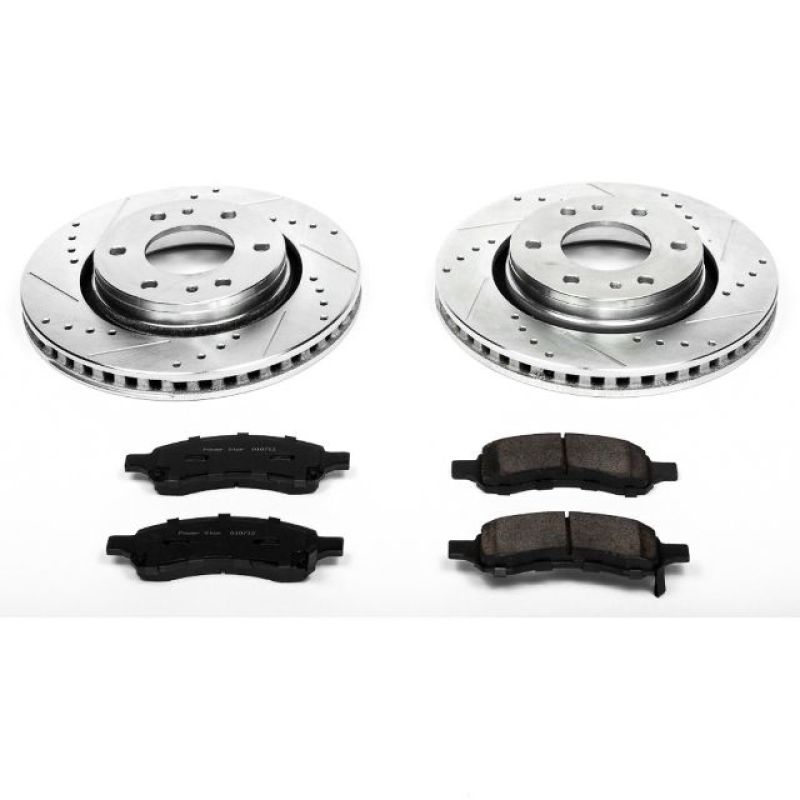 Power Stop 06-07 Buick Rainier Front Z23 Evolution Sport Brake Kit - K2084