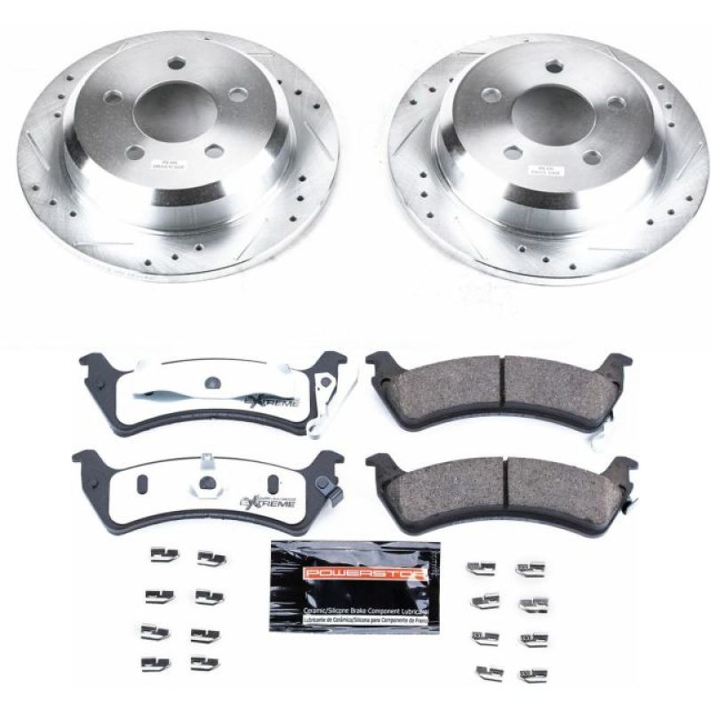 Power Stop 93-98 Jeep Grand Cherokee Rear Z36 Truck & Tow Brake Kit - K2131-36