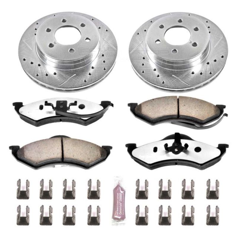 Power Stop 1999 Dodge Dakota Front Z36 Truck & Tow Brake Kit - K2138-36