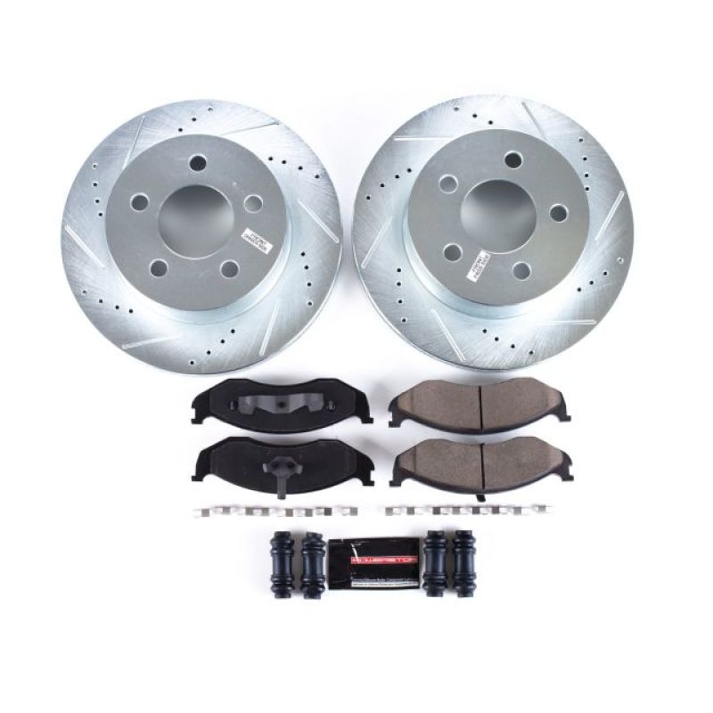 Power Stop 99-01 Jeep Cherokee Front Z23 Evolution Sport Brake Kit - K2152