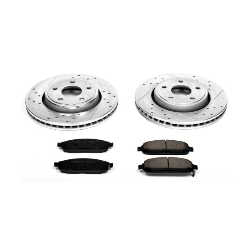 Power Stop 06-10 Jeep Commander Front Z23 Evolution Sport Brake Kit - K2219