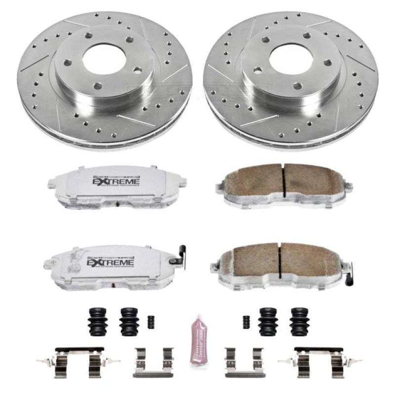 Power Stop 00-01 Infiniti I30 Front Z26 Street Warrior Brake Kit - K2280-26