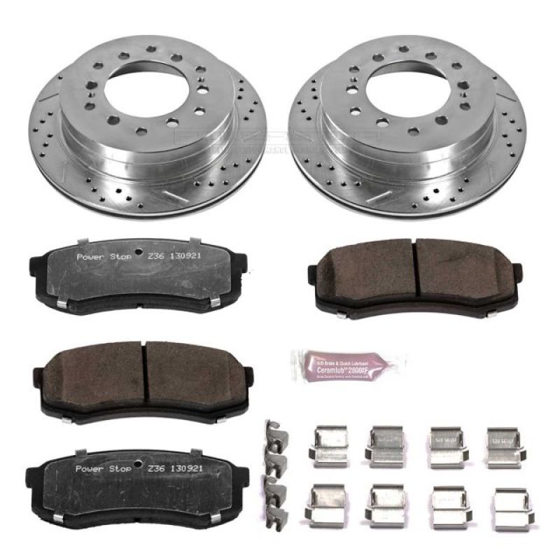 Power Stop 03-09 Lexus GX470 Rear Z36 Truck & Tow Brake Kit - K2405-36