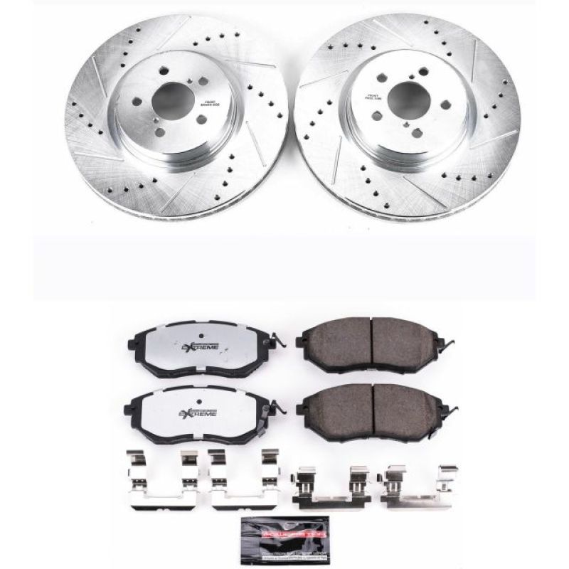 Power Stop 14-18 Subaru Forester Front Z26 Street Warrior Brake Kit - K285-26