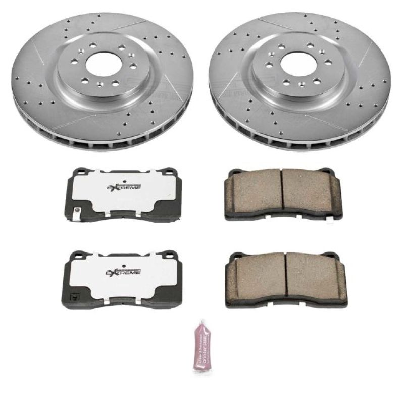 Power Stop 04-07 Cadillac CTS Front Z26 Street Warrior Brake Kit - K2944-26