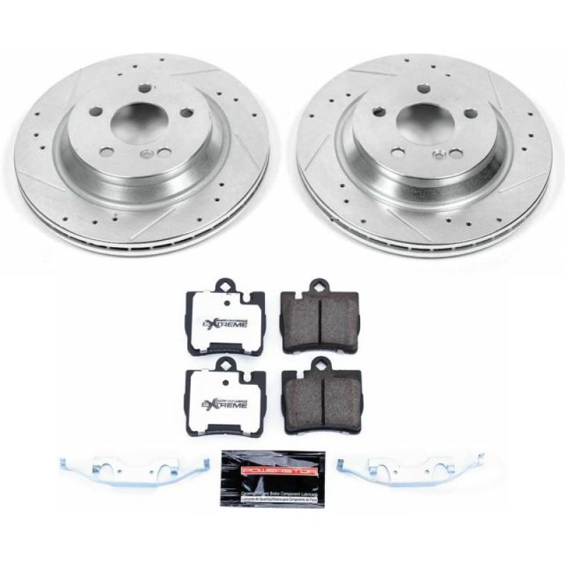 Power Stop 00-02 Mercedes-Benz S430 Rear Z26 Street Warrior Brake Kit - K2997-26