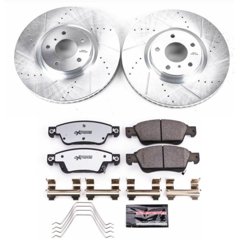 Power Stop 07-08 Infiniti G35 Front Z26 Street Warrior Brake Kit - K3022-26