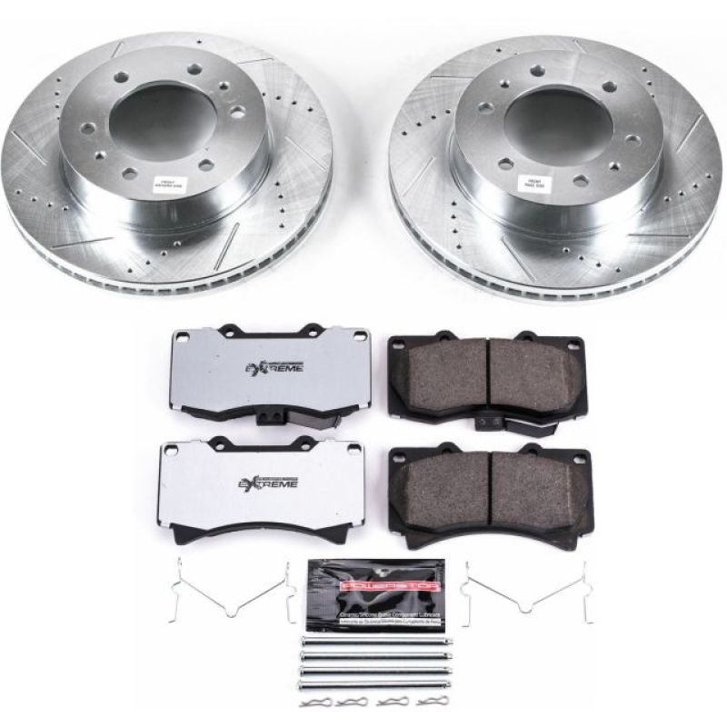 Power Stop 06-10 Hummer H3 Front Z36 Truck & Tow Brake Kit - K3035-36