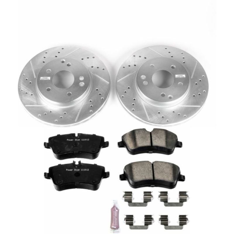 Power Stop 02-05 Mercedes-Benz C230 Front Z23 Evolution Sport Brake Kit - K3048