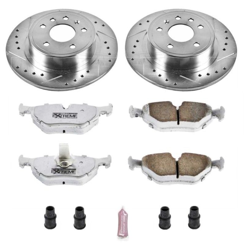 Power Stop 99-10 Saab 9-5 Rear Z26 Street Warrior Brake Kit - K3080-26