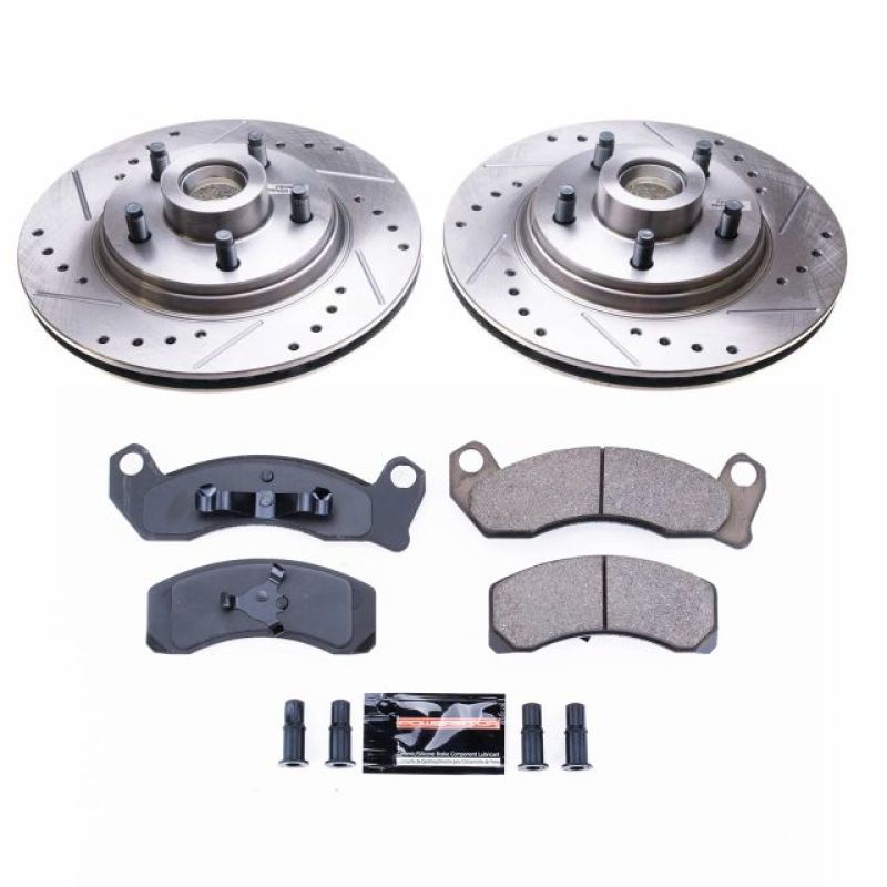 Power Stop 84-86 Ford Mustang Front Z23 Evolution Sport Brake Kit - K3089