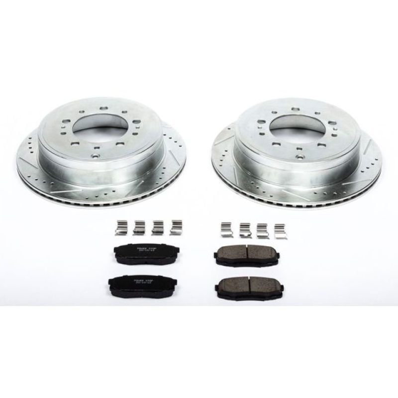 Power Stop 08-11 Lexus LX570 Rear Z23 Evolution Sport Brake Kit - K3073