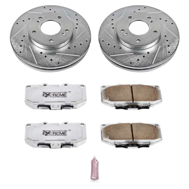 Power Stop 89-96 Nissan 300ZX Front Z26 Street Warrior Brake Kit - K3100-26