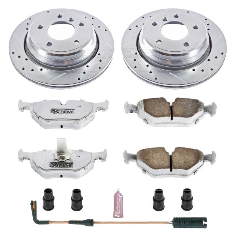 Power Stop 01-03 BMW 525i Rear Z26 Street Warrior Brake Kit - K3125-26