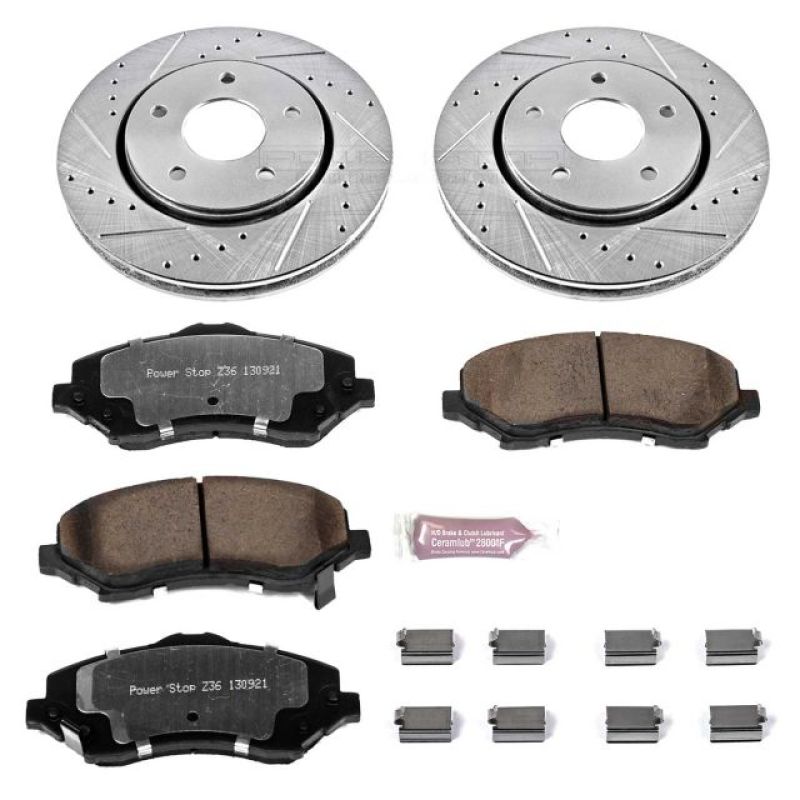 Power Stop 08-16 Chrysler Town & Country Front Z36 Truck & Tow Brake Kit - K3118-36