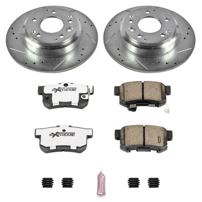 Power Stop 91-95 Acura Legend Rear Z26 Street Warrior Brake Kit - K3153-26