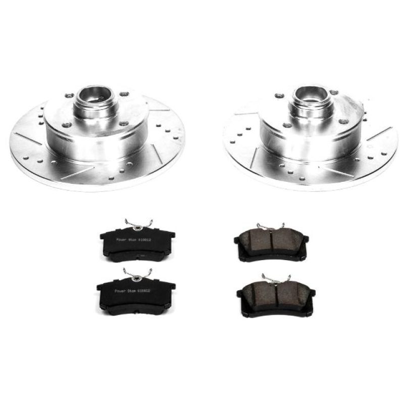 Power Stop 99-02 Volkswagen Cabrio Rear Z23 Evolution Sport Brake Kit - K369