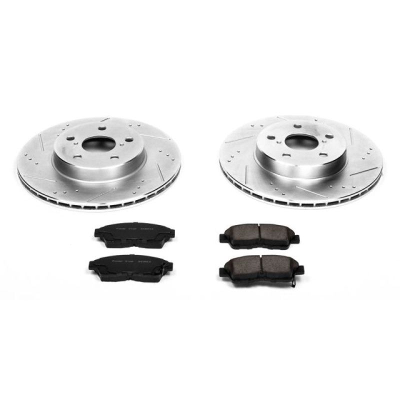 Power Stop 96-00 Toyota RAV4 Front Z23 Evolution Sport Brake Kit - K3163