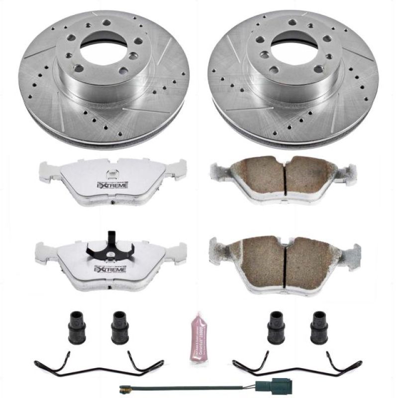 Power Stop 94-95 BMW 540i Front Z26 Street Warrior Brake Kit - K379-26