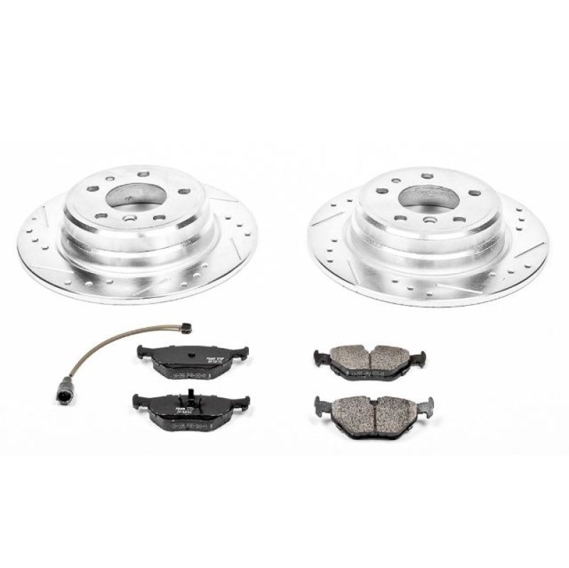 Power Stop 90-95 BMW 525i Rear Z23 Evolution Sport Brake Kit - K393