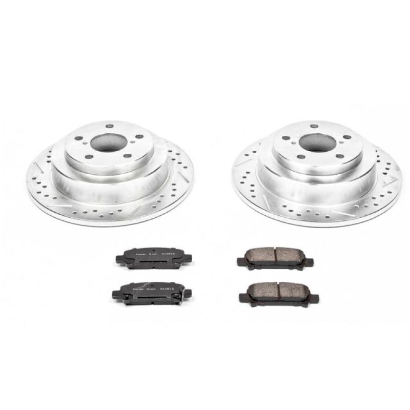 Power Stop 98-03 Subaru Forester Rear Z23 Evolution Sport Brake Kit - K449