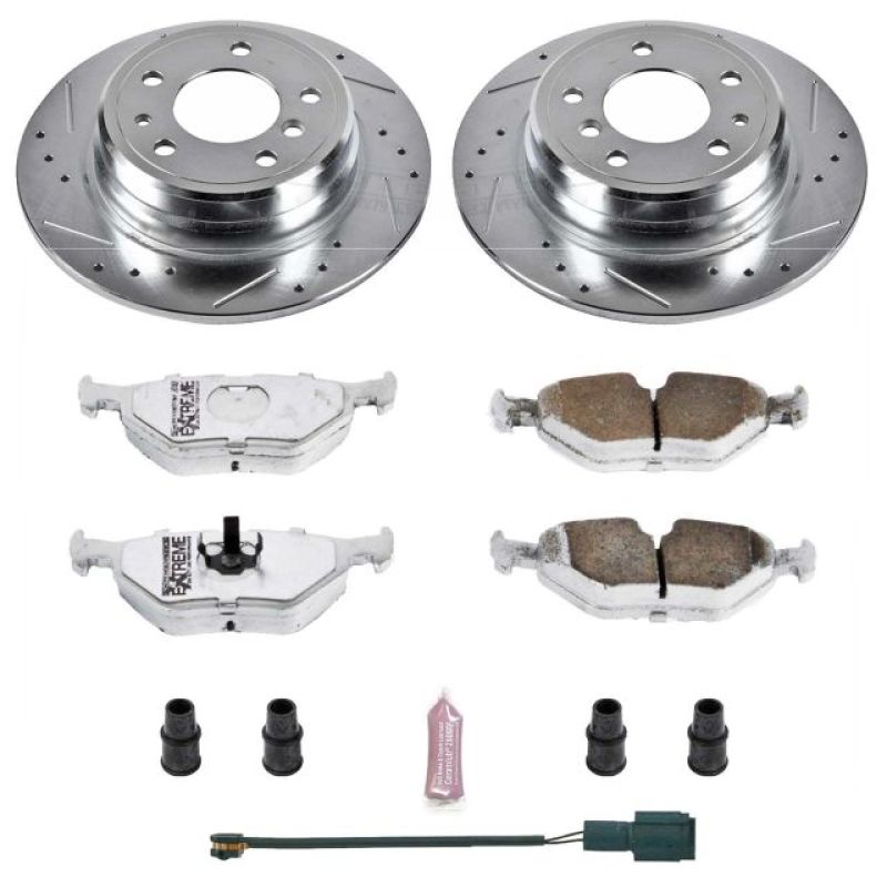 Power Stop 90-95 BMW 525i Rear Z26 Street Warrior Brake Kit - K393-26