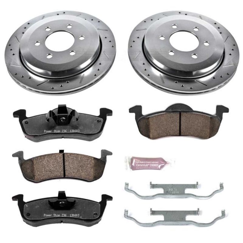 Power Stop 07-17 Ford Expedition Rear Z36 Truck & Tow Brake Kit - K4683-36