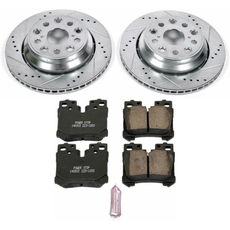 Power Stop 07-09 Lexus LS460 Rear Z23 Evolution Sport Brake Kit - K4689