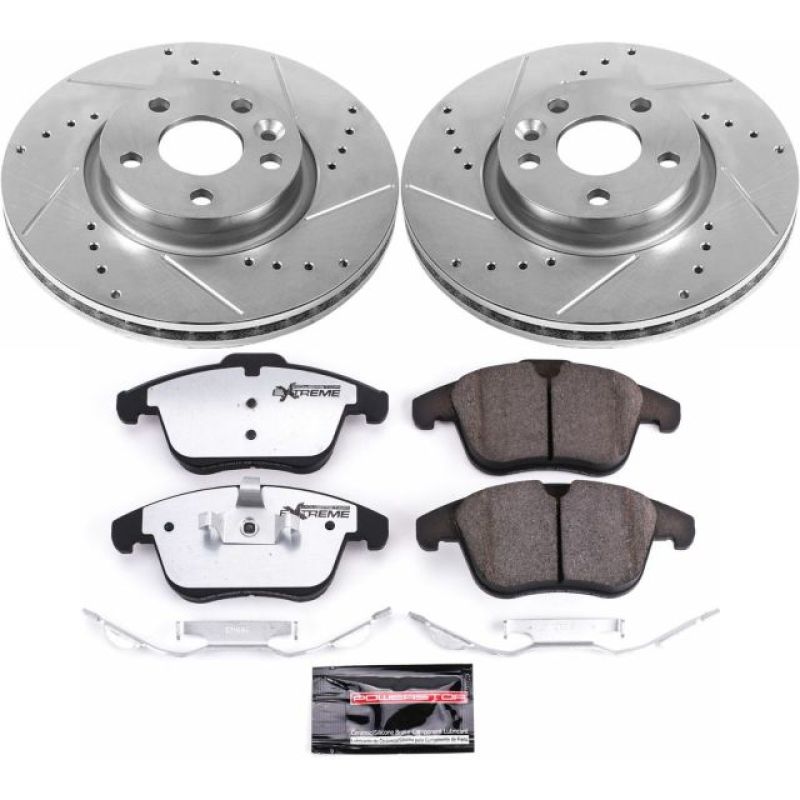 Power Stop 15-18 Volvo S60 Front Z36 Truck & Tow Brake Kit - K4700-36