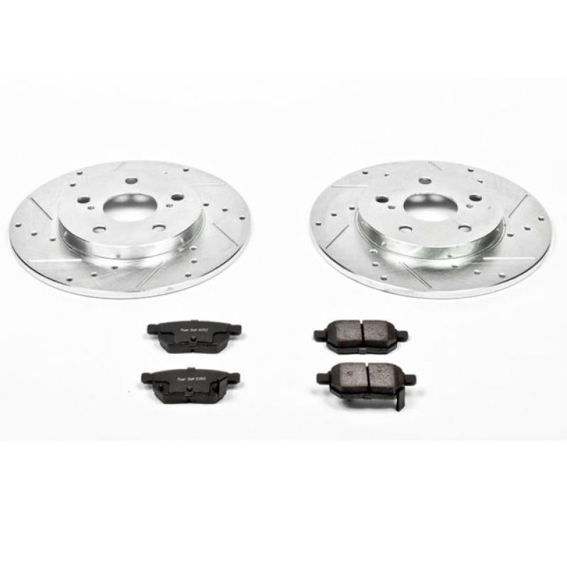 Power Stop 09-10 Pontiac Vibe Rear Z23 Evolution Sport Brake Kit - K4737