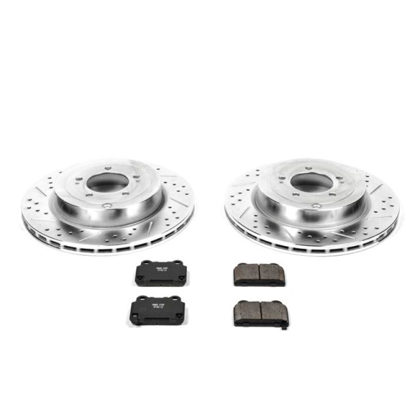 Power Stop 08-15 Mitsubishi Lancer Rear Z23 Evolution Sport Brake Kit - K4741