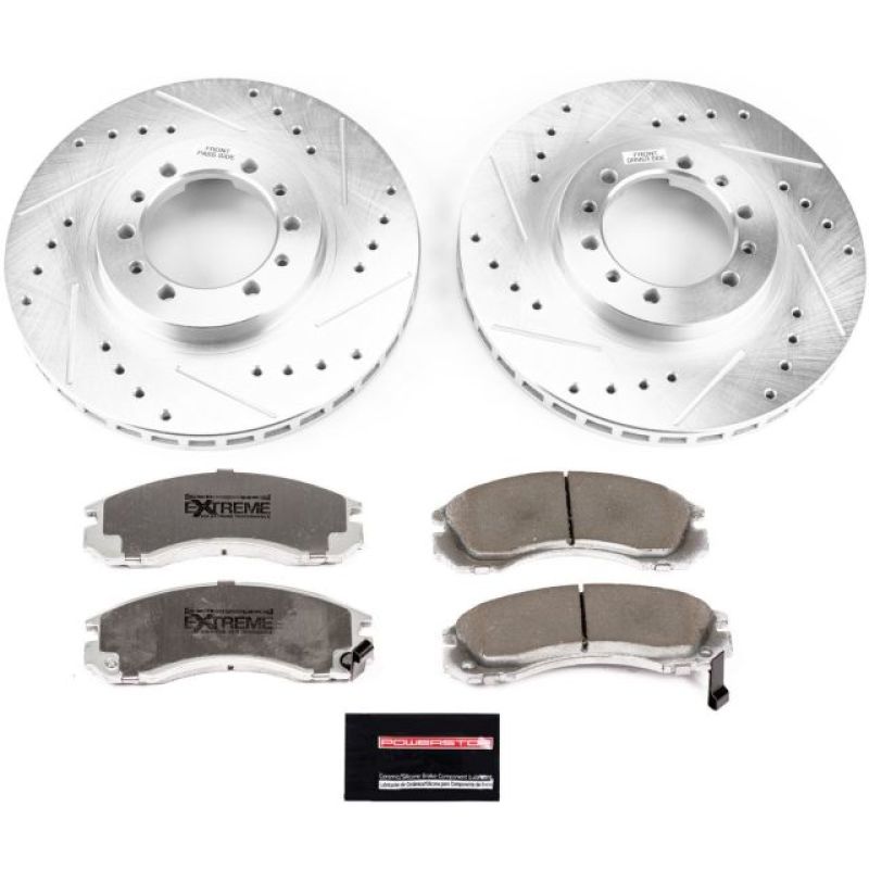 Power Stop 91-96 Mitsubishi Montero Front Z26 Street Warrior Brake Kit - K4981-26