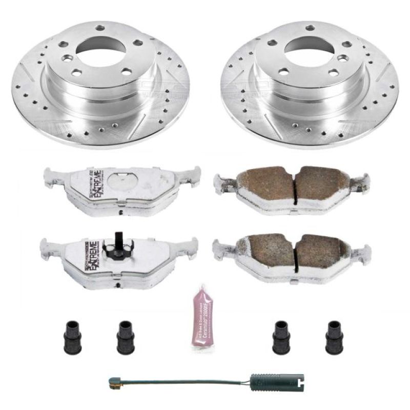 Power Stop 92-98 BMW 318i Rear Z26 Street Warrior Brake Kit - K502-26