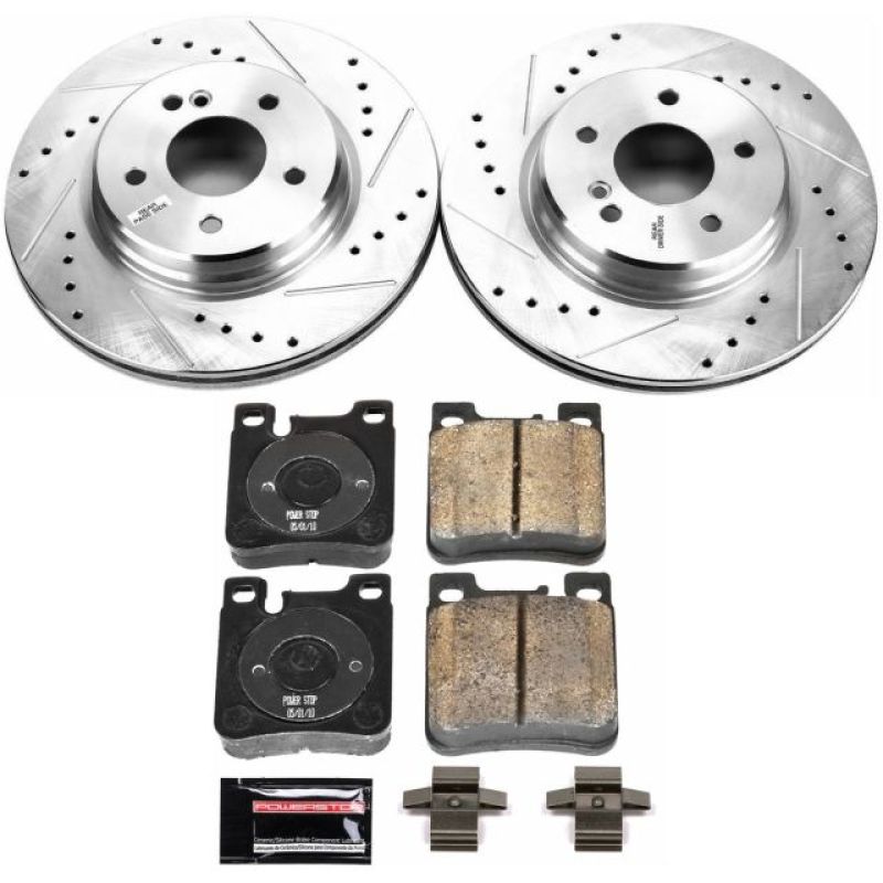 Power Stop 01-02 Mercedes-Benz E430 Rear Z23 Evolution Sport Brake Kit - K5054