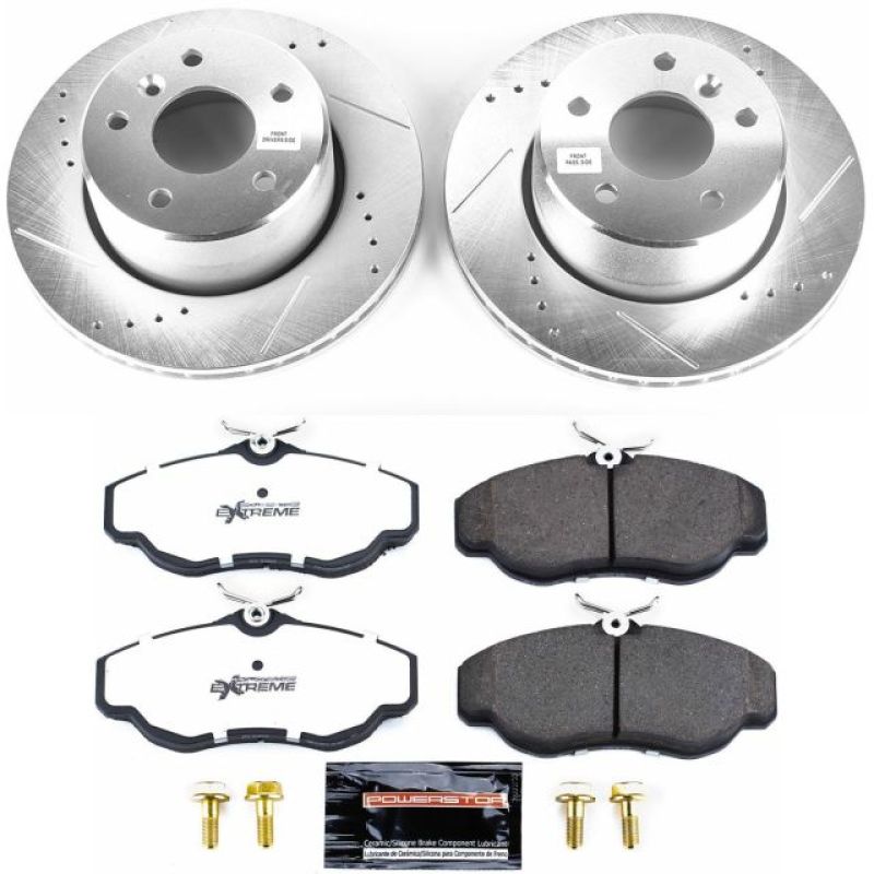 Power Stop 99-04 Land Rover Discovery Front Z36 Truck & Tow Brake Kit - K5106-36