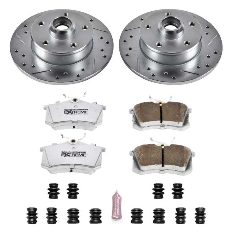 Power Stop 94-99 Volkswagen Golf Rear Z26 Street Warrior Brake Kit - K512-26