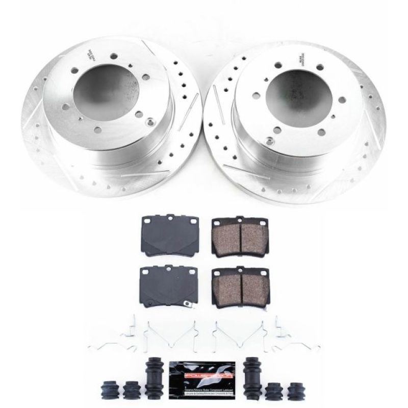 Power Stop 97-04 Mitsubishi Montero Sport Rear Z23 Evolution Sport Brake Kit - K5160