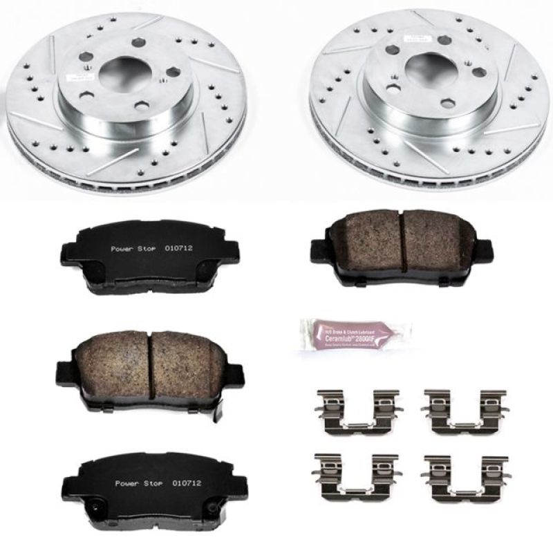 Power Stop 04-09 Toyota Prius Front Z23 Evolution Sport Brake Kit - K5219