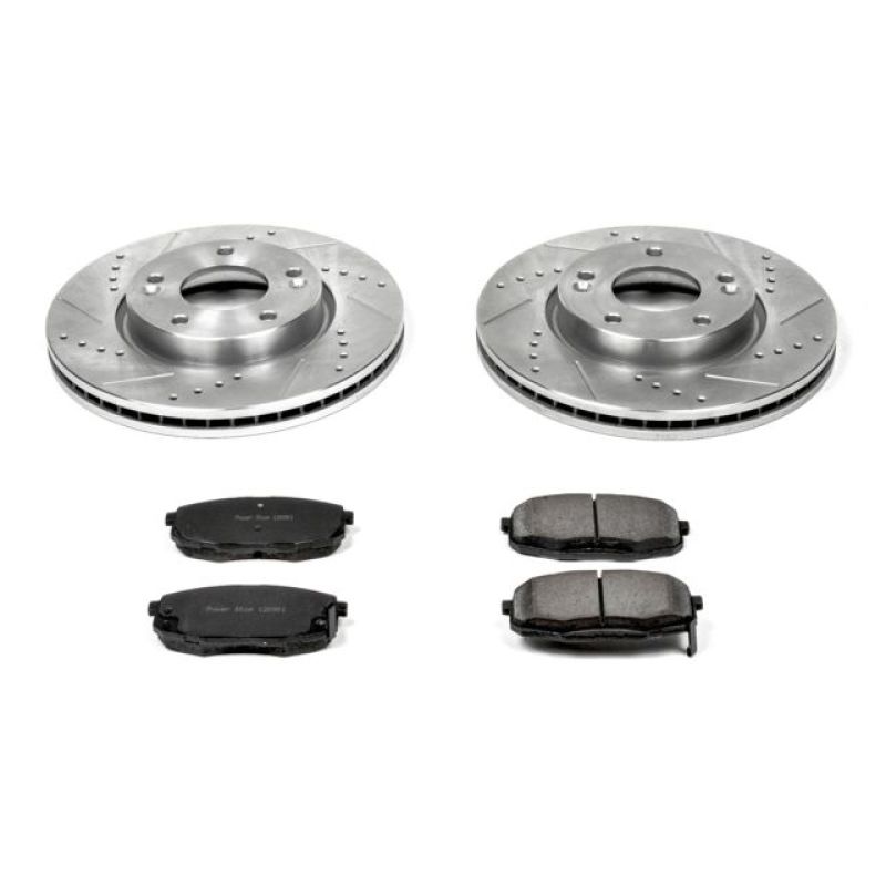 Power Stop 09-12 Hyundai Elantra Front Z23 Evolution Sport Brake Kit - K5366