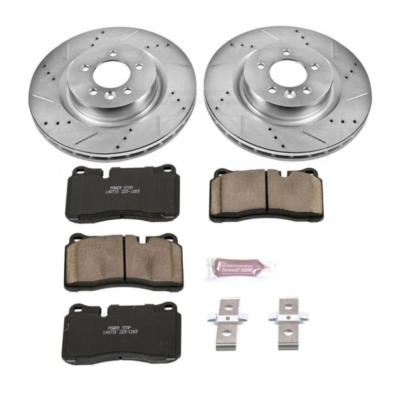 Power Stop 06-09 Land Rover Range Rover Sport Front Z23 Evolution Sport Brake Kit - K5422
