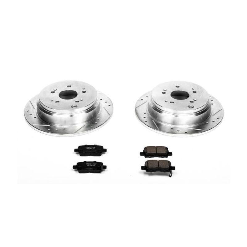 Power Stop 02-04 Honda Odyssey Rear Z23 Evolution Sport Brake Kit - K5502