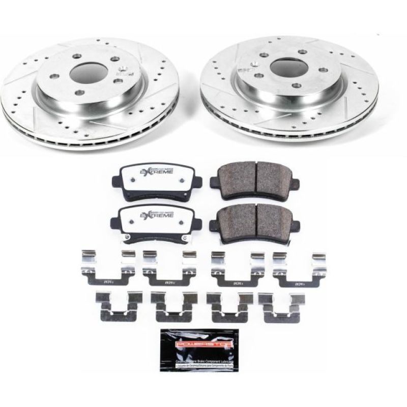 Power Stop 2010 Buick Allure Rear Z26 Street Warrior Brake Kit - K5547-26