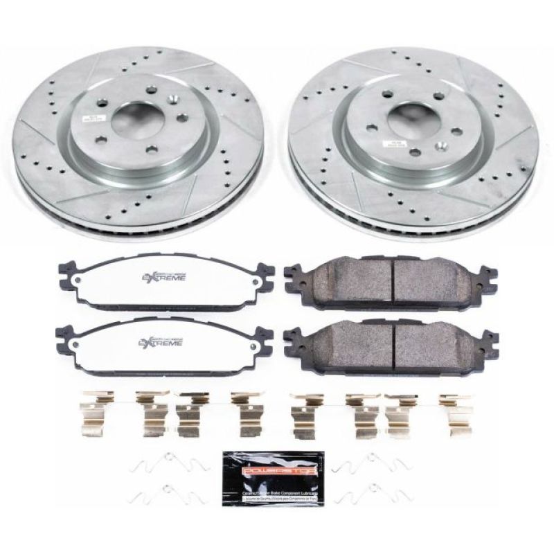 Power Stop 11-19 Ford Explorer Front Z36 Truck & Tow Brake Kit - K5583-36
