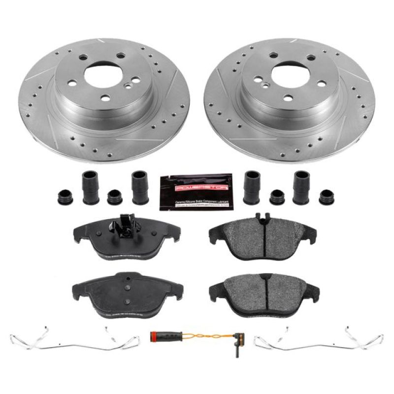 Power Stop 12-15 Mercedes-Benz C250 Rear Z23 Evolution Sport Brake Kit - K5625