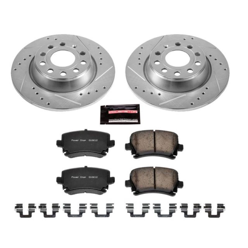 Power Stop 2013 Audi A3 Rear Z23 Evolution Sport Brake Kit - K5662