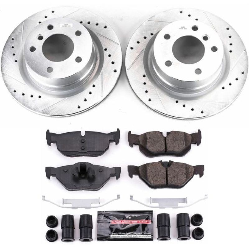Power Stop 08-10 BMW 128i Rear Z23 Evolution Sport Brake Kit - K5687