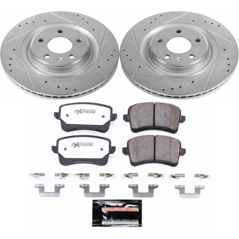 Power Stop 13-17 Audi Q5 Rear Z26 Street Warrior Brake Kit - K5678-26