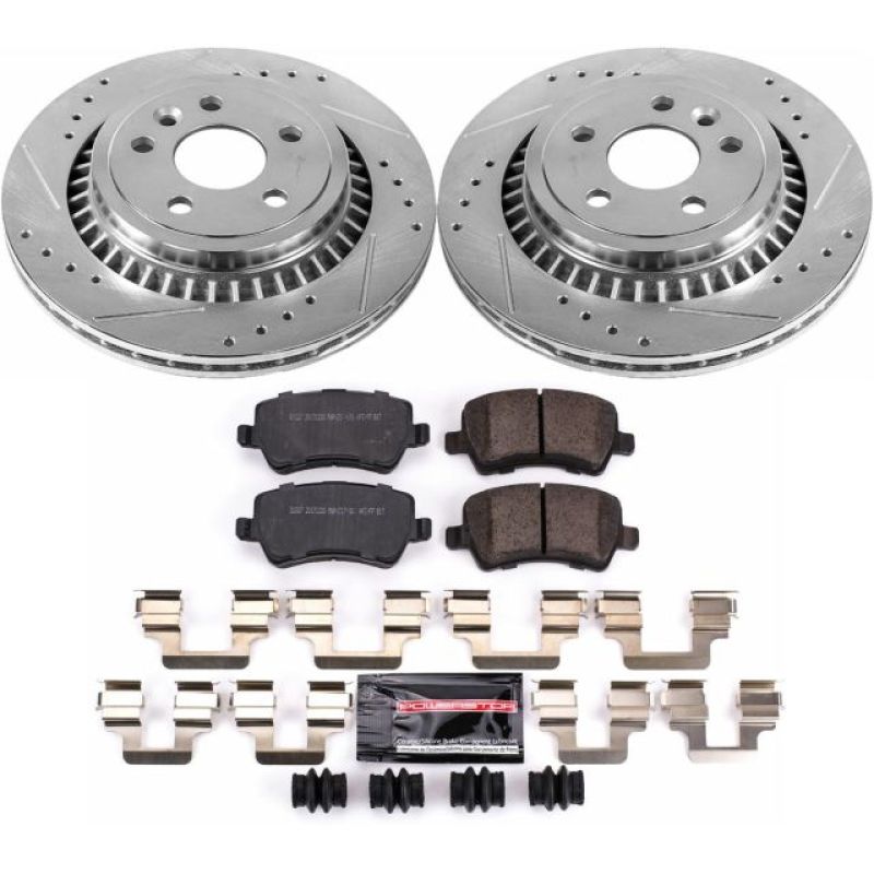 Power Stop 10-17 Volvo XC60 Rear Z23 Evolution Sport Brake Kit - K5705